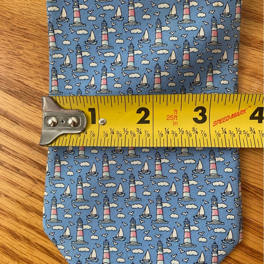 LOT OF 2! vineyard vines Blue and‎ Green Lighthouse Fishing Lures Nautical Ties
